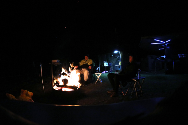 The campfire at Hill End, NSW - 08/06/24