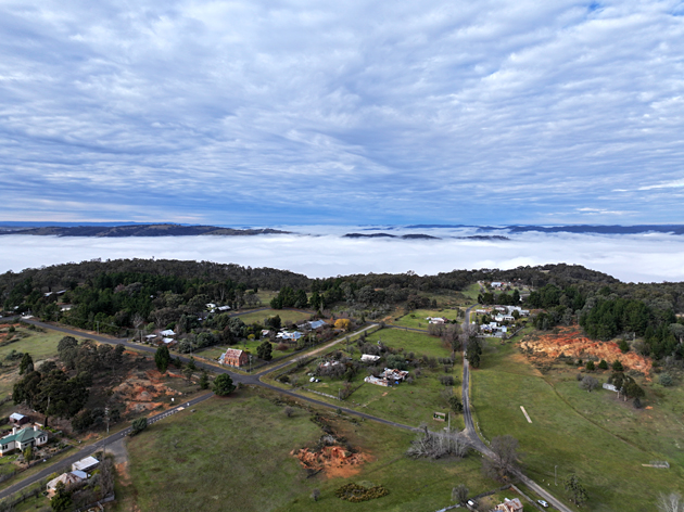 The view from Bald Hill at Hill End, NSW - 08/06/24